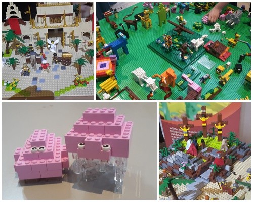 Verschiedene biblische Szenen mit Lego nachgebaut