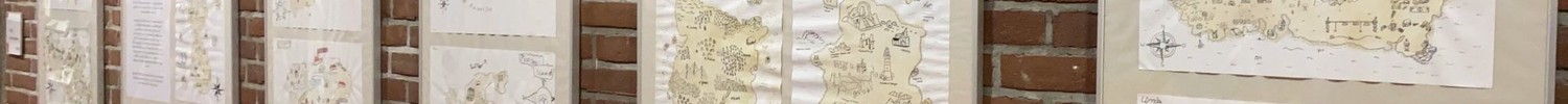 Fantasy Maps im Flur